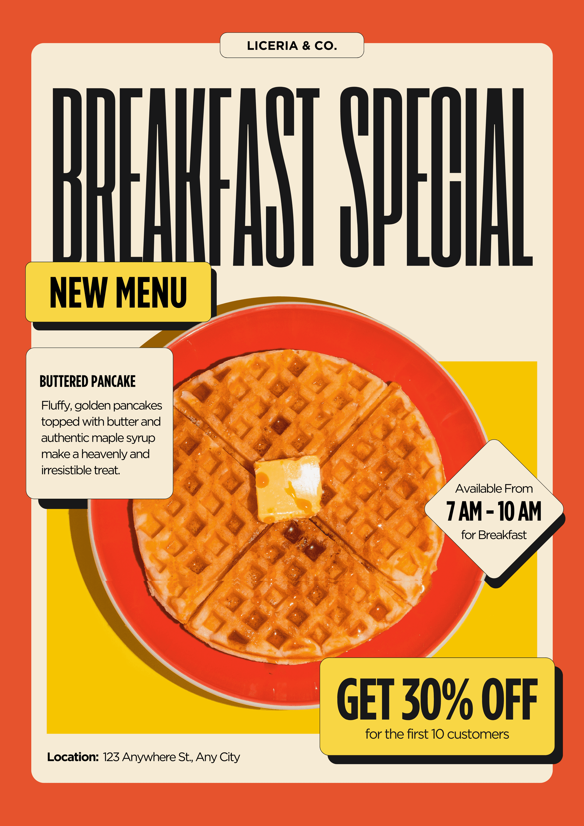 Liceria & Co. Breakfast Special Banner
